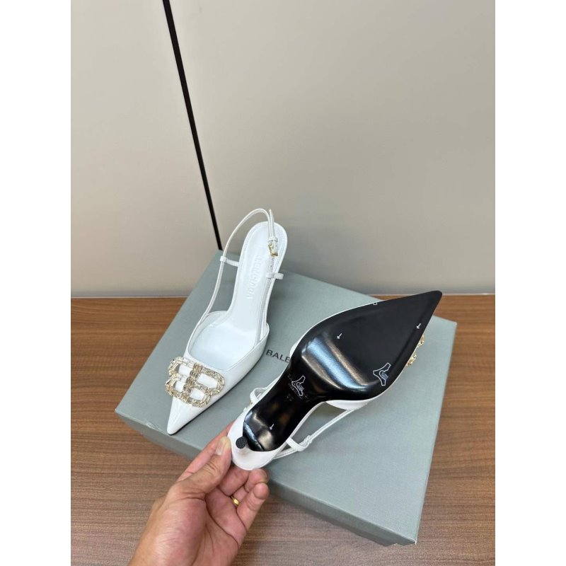 Balenciaga Diamond Buckle Heeled Sandals SH010003