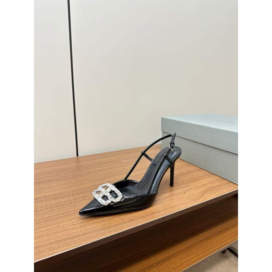 Balenciaga Diamond Buckle Heeled Sandals SH010004