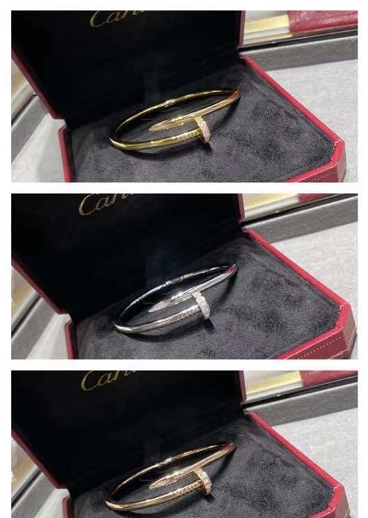 Cartier Juste un Clou Nail Diamond Bracelet JWLH0156