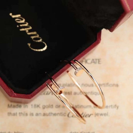 Cartier Juste un Clou Nail Diamond Earrings JWLH0150