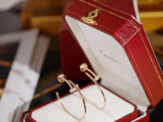 Cartier Juste un Clou Nail Earrings JWLH0152