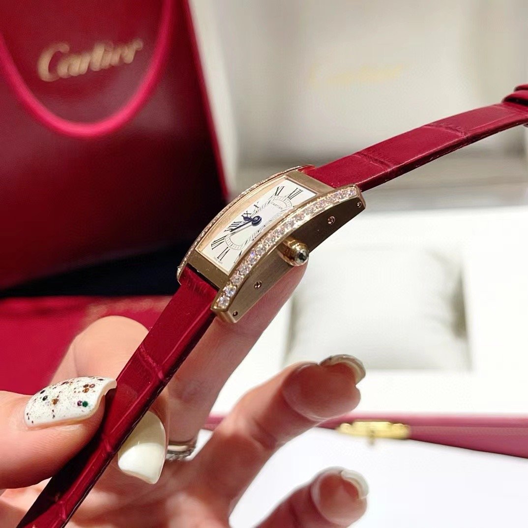 Cartier Tank Americaine De Wrist Watch WTJN25115