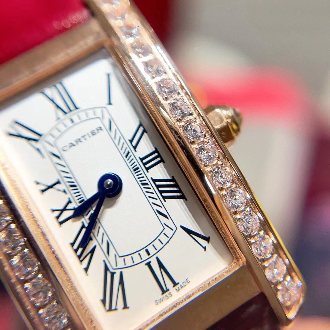 Cartier Tank Americaine De Wrist Watch WTJN25115
