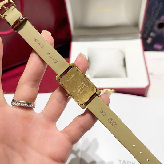 Cartier Tank Americaine De Wrist Watch WTJN25118