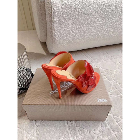 Christian Louboutin High Heeled Red Soul Shoes SH010120