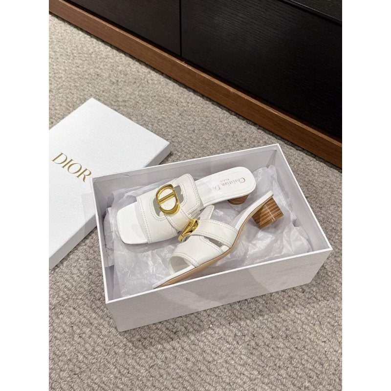 Dior Square Head Slippers SH011118