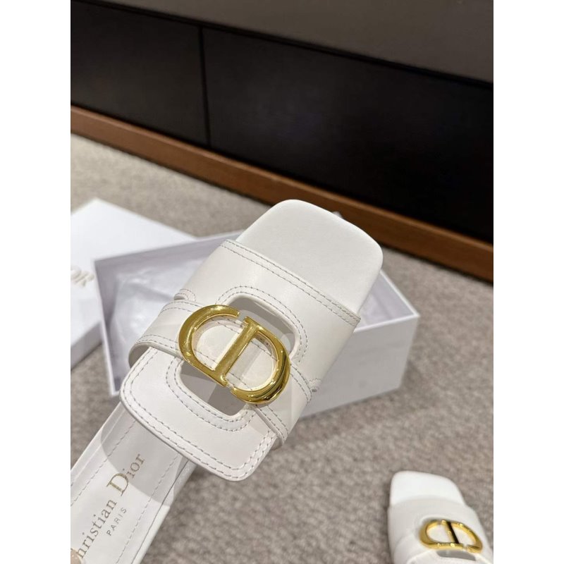 Dior Square Head Slippers SH011118