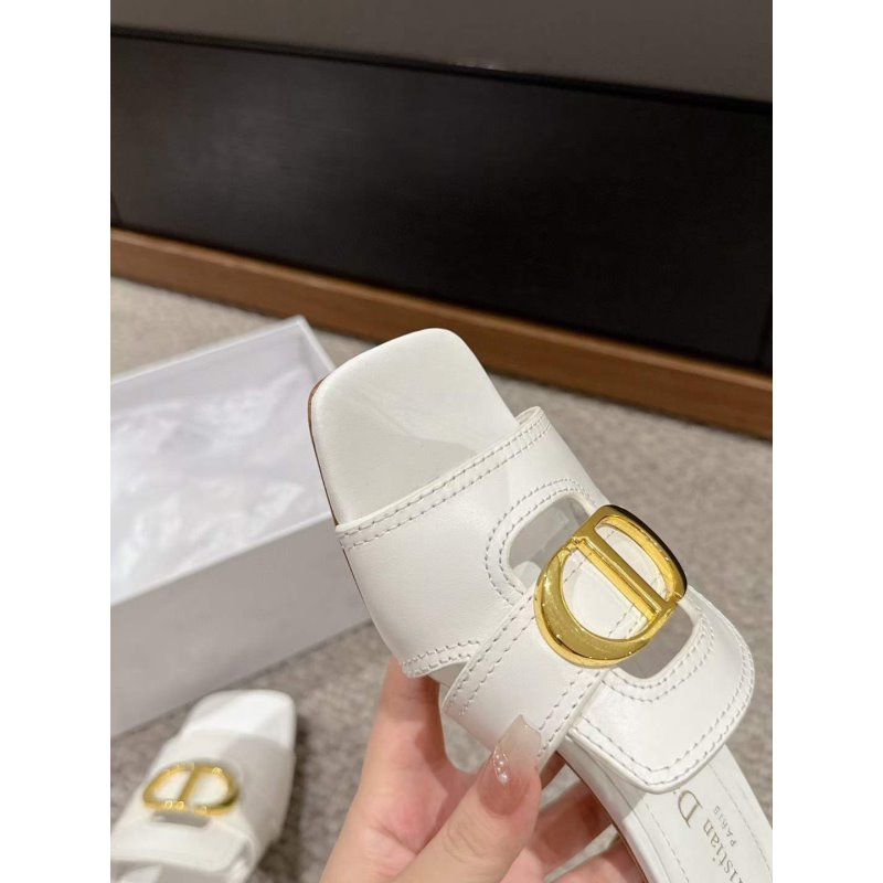 Dior Square Head Slippers SH011118