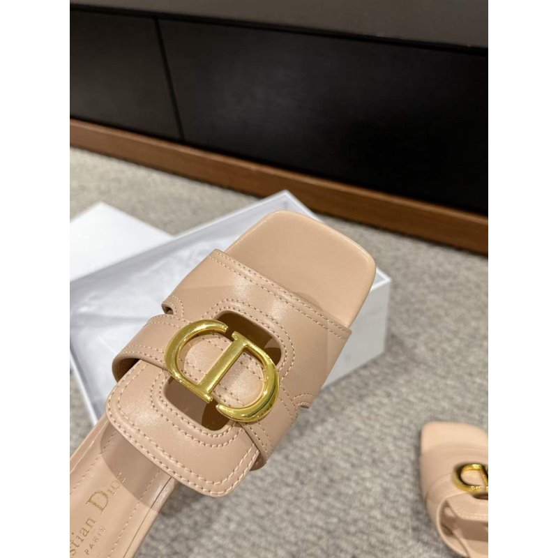 Dior Square Head Slippers SH011120