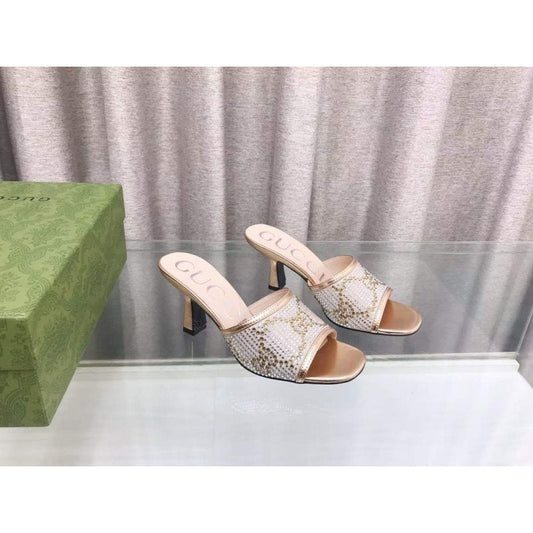 Gucci Double G Heeled Slippers SH010202