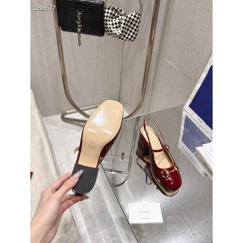 Gucci Horsebit Backless Shoes SH2505057