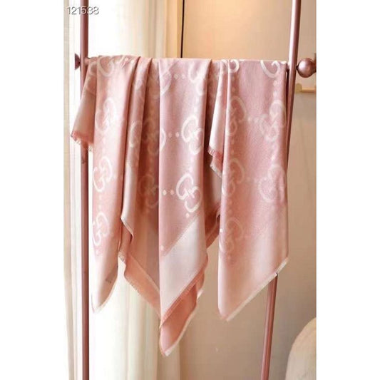 Gucci Muberry Silk and Wool Scarf SS001058