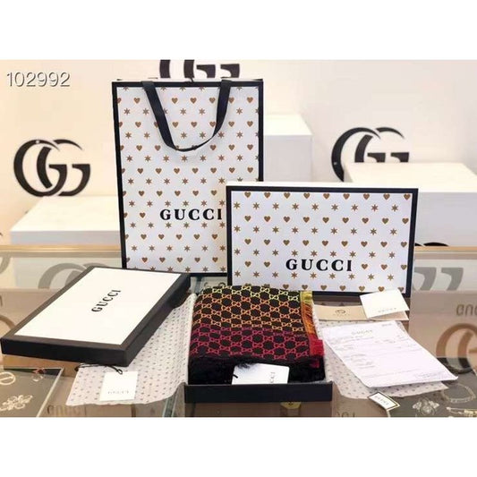 Gucci Rayon and Cotton Scarf SS001061