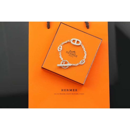 Hermes Farandole Pig Nose Bracelet JWLH0016