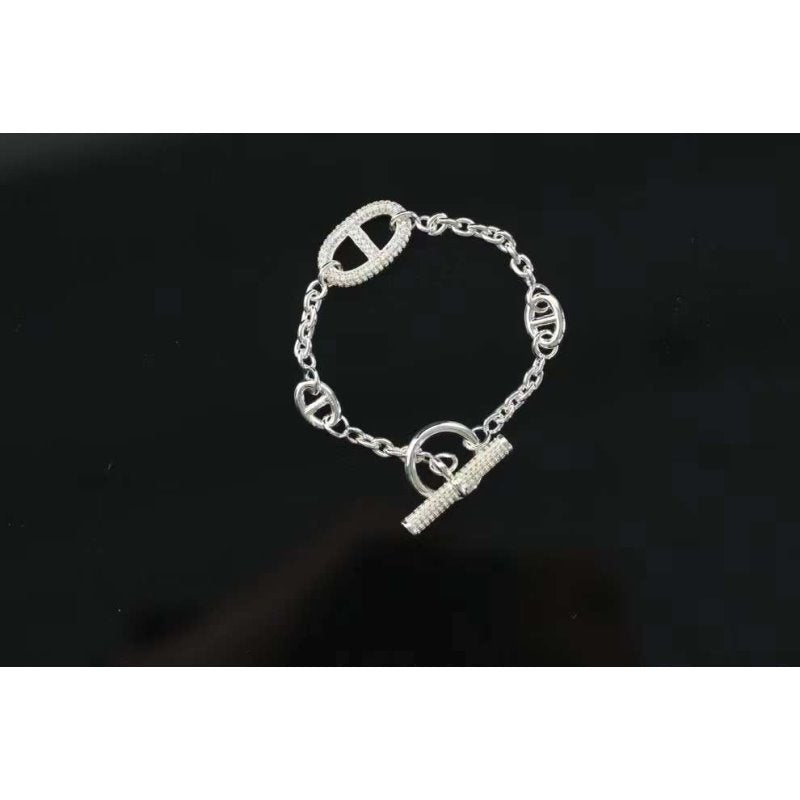 Hermes Farandole Pig Nose Bracelet JWLH0016