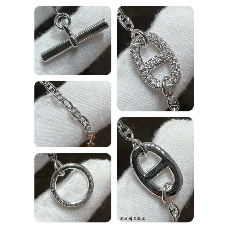 Hermes Farandole Pig Nose Bracelet JWLH0047