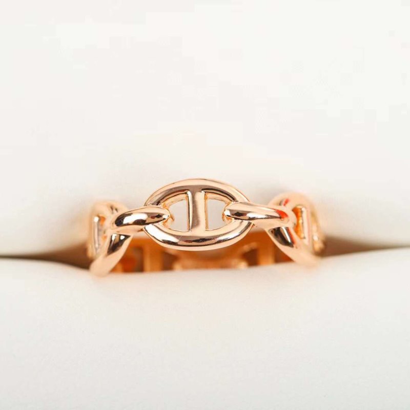 Hermes Farandole Pig Nose Classic Ring JWLH0006