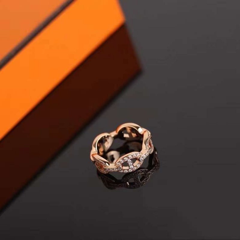 Hermes Farandole Pig Nose Classic Ring JWLH0039
