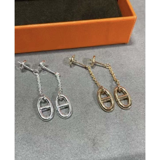 Hermes Farandole Pig Nose Earrings JWLH0018