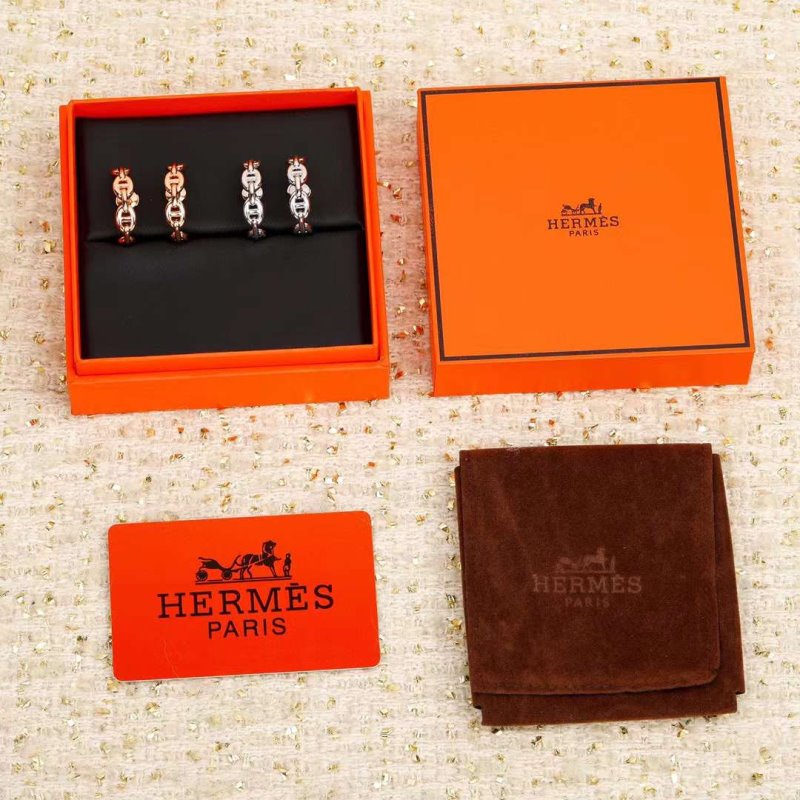 Hermes Farandole Pig Nose Earrings JWLH0024