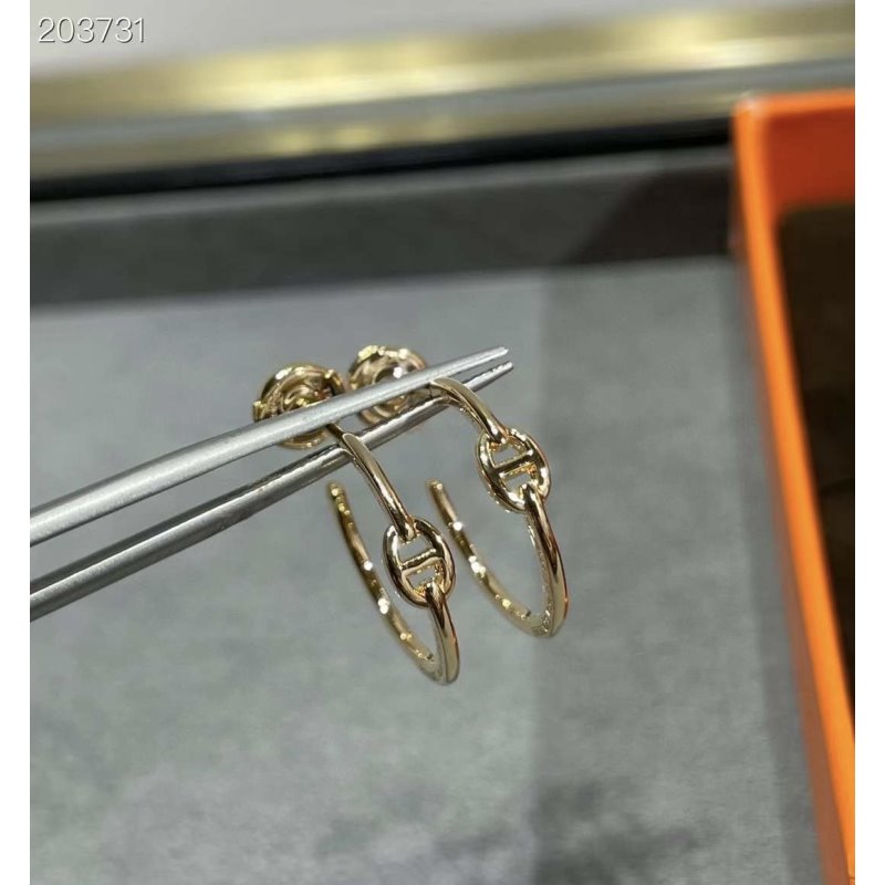 Hermes Farandole Pig Nose Earrings JWLH0030