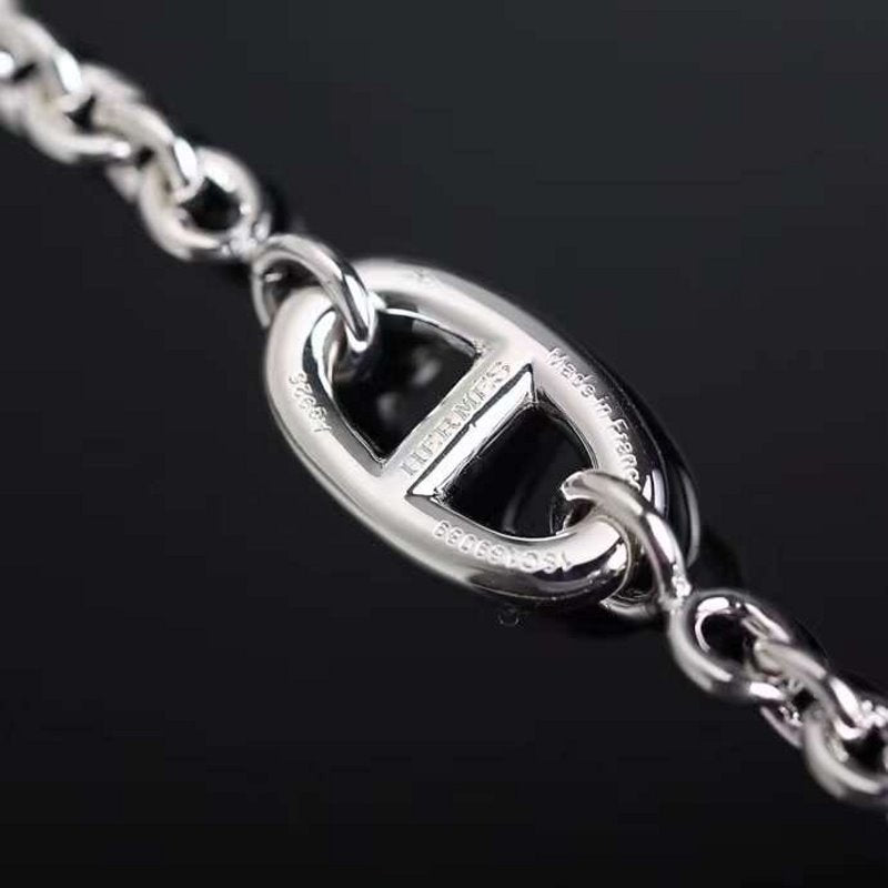 Hermes Farandole Pig Nose Necklace JWLH0001