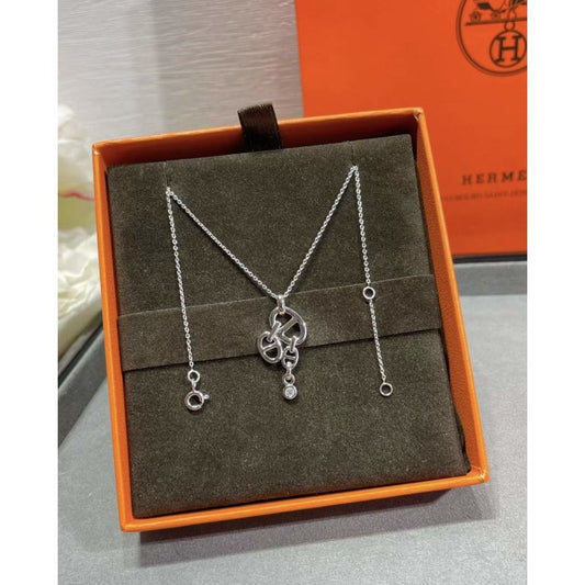 Hermes Farandole Pig Nose Necklace JWLH0053