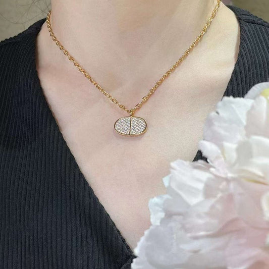 Hermes Farandole Pig Nose Necklace JWLH0055