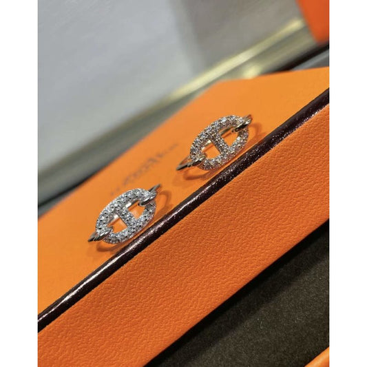 Hermes Farandole Pig Nose Ring JWLH0042