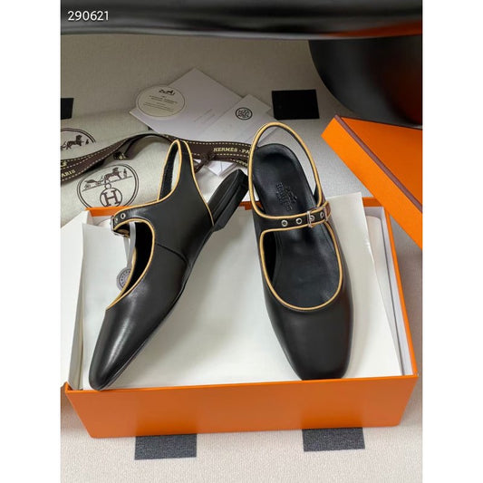 Hermes Mary Jane Flat Shoes SH2505019