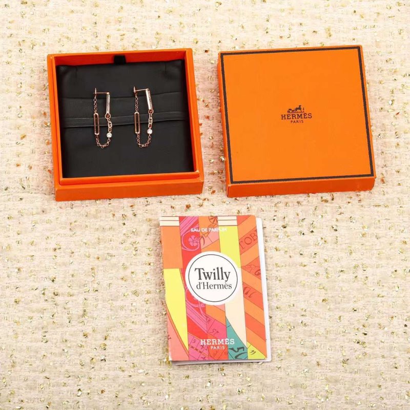 Hermes Pig nose Diamond Earrings JWLH0121