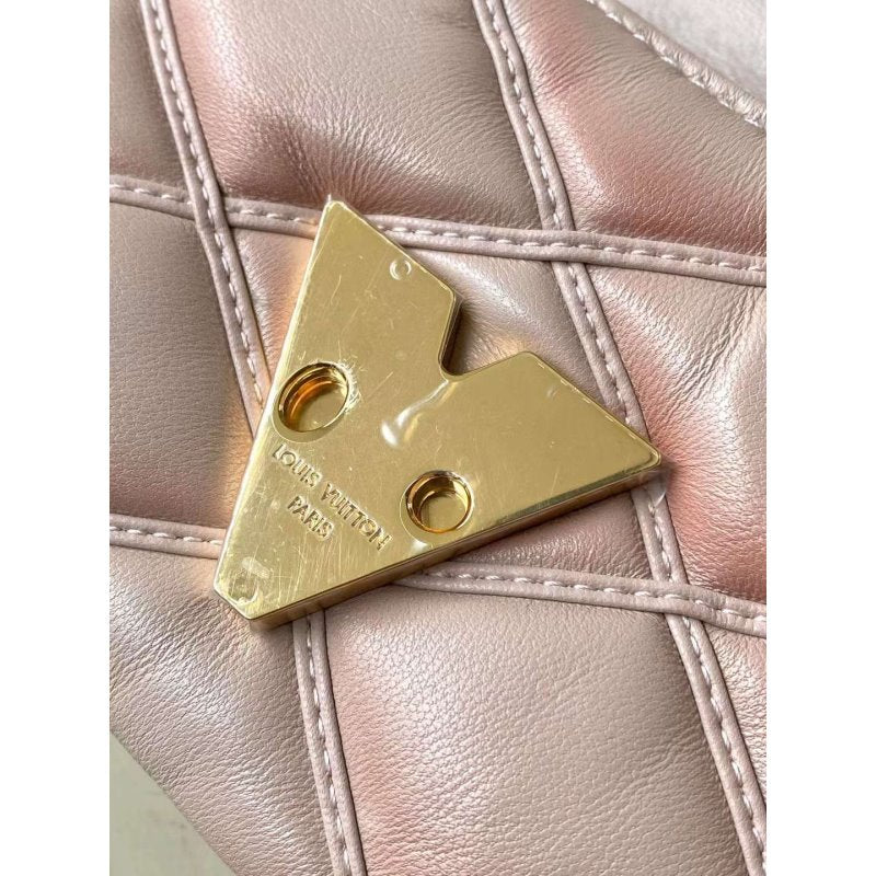Louis Vuitton MM Malletage Leather Hand Bag BG00012