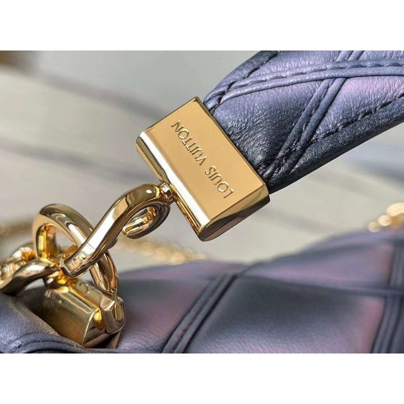 Louis Vuitton MM Malletage Leather Hand Bag BG00005