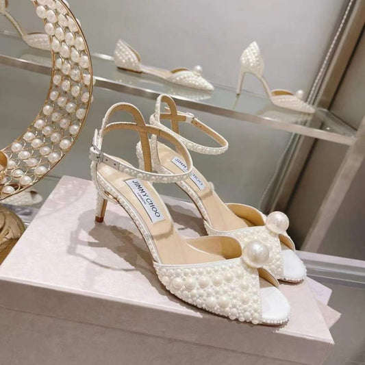 Jimmy Choo Pearl Heeled Sandals SH010356