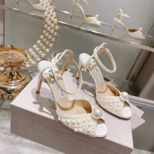 Jimmy Choo Pearl Heeled Sandals SH010357