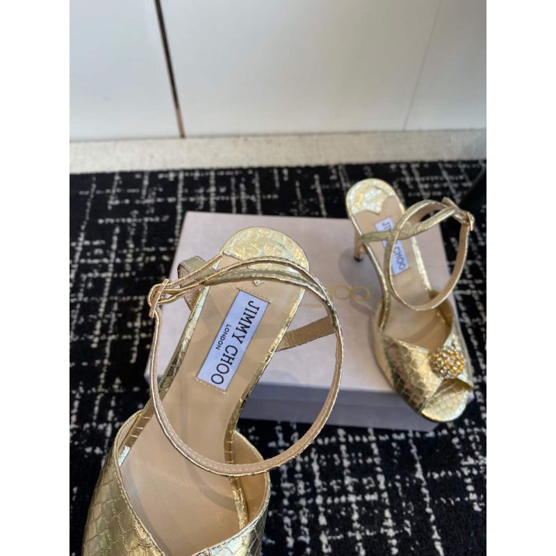 Jimmy Choo Round Toe Sandals SH010365