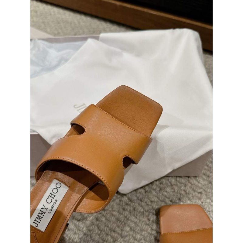 Jimmy Choo Square Head Slippers SH011117