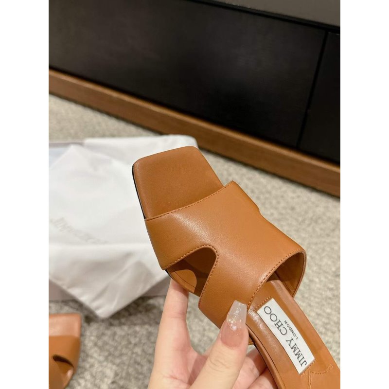 Jimmy Choo Square Head Slippers SH011117