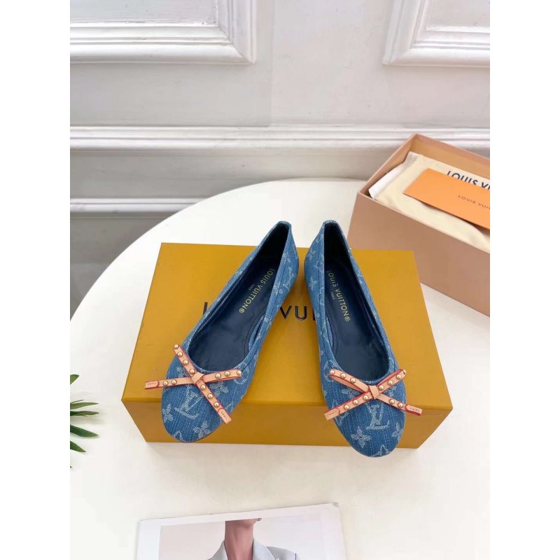 Louis Viutton Butterfly knot Flat Shoes SH010420