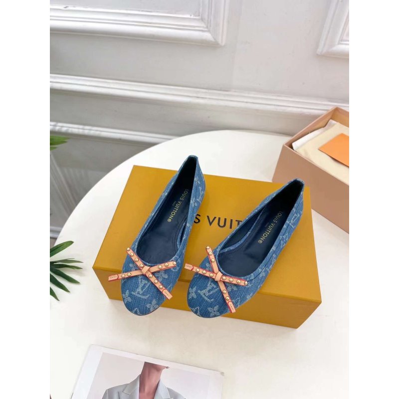 Louis Viutton Butterfly knot Flat Shoes SH010420