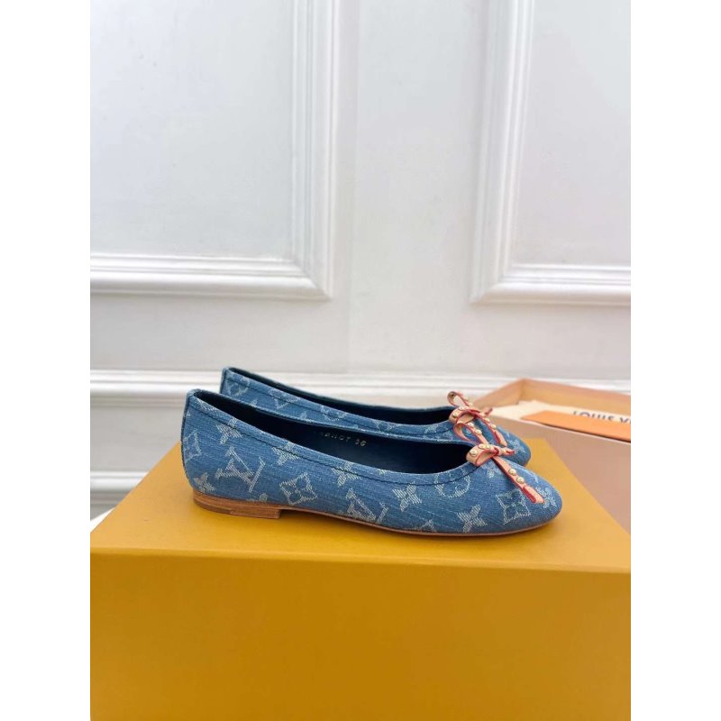 Louis Viutton Butterfly knot Flat Shoes SH010420