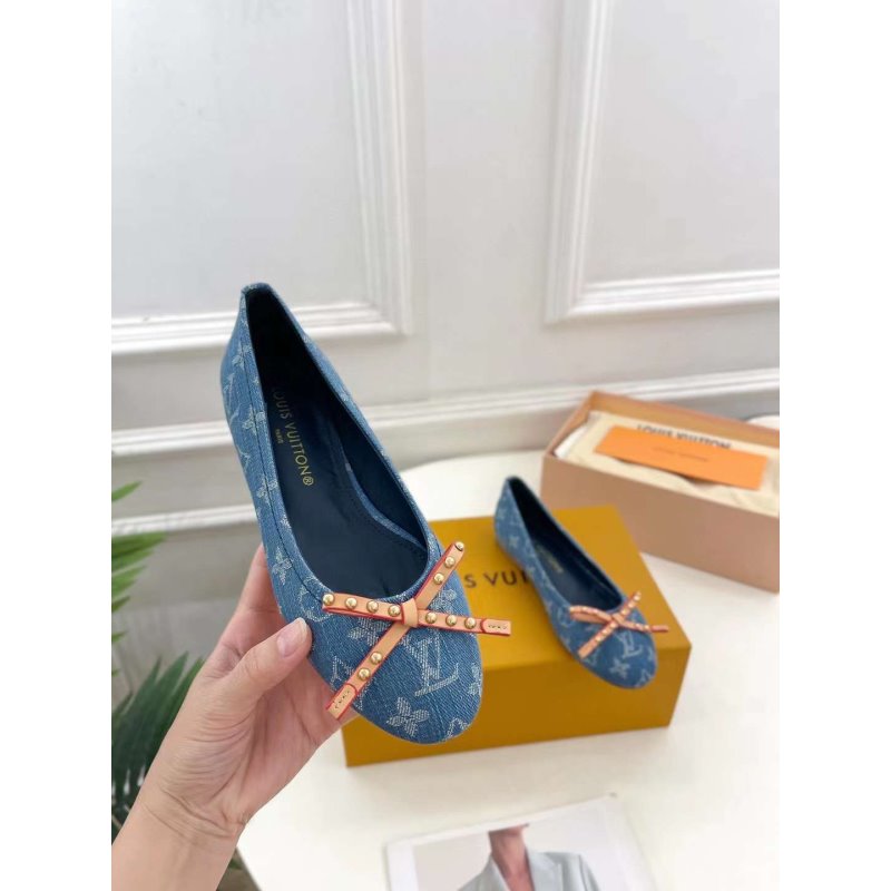 Louis Viutton Butterfly knot Flat Shoes SH010420