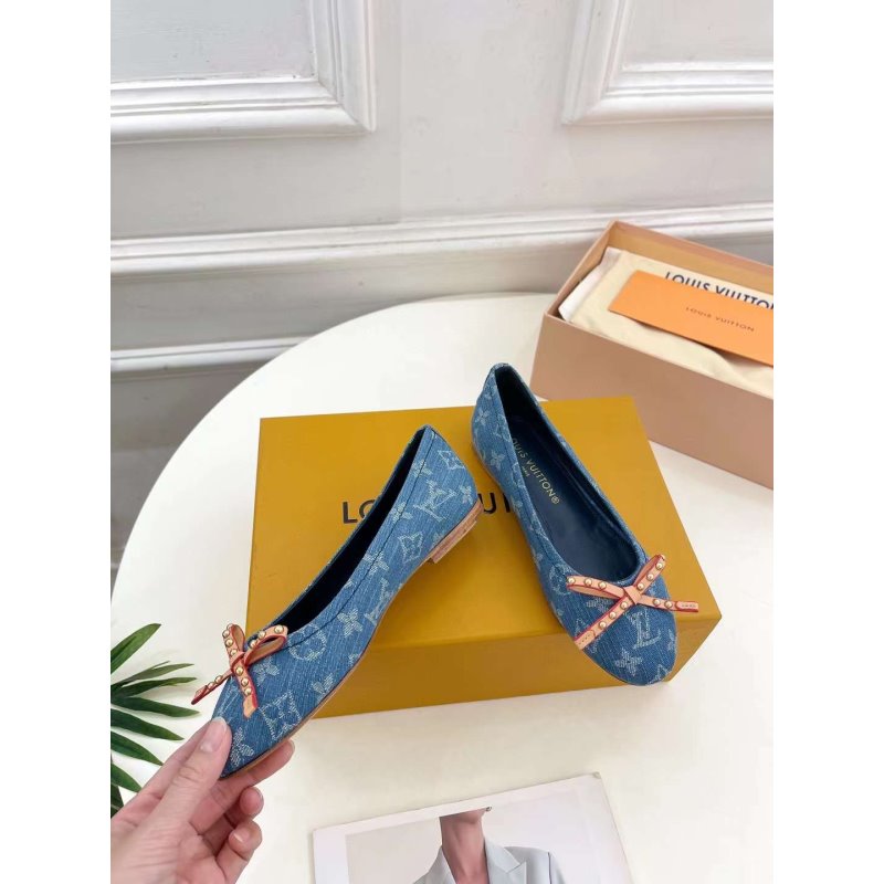 Louis Viutton Butterfly knot Flat Shoes SH010420