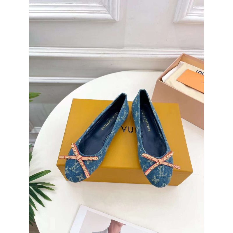 Louis Viutton Butterfly knot Flat Shoes SH010421