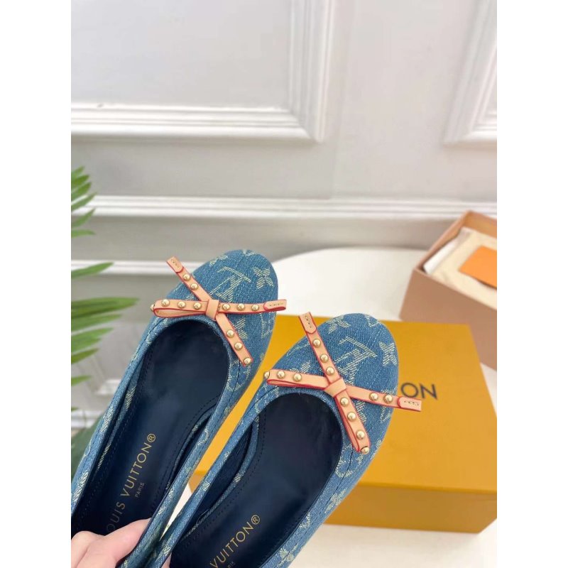 Louis Viutton Butterfly knot Flat Shoes SH010421