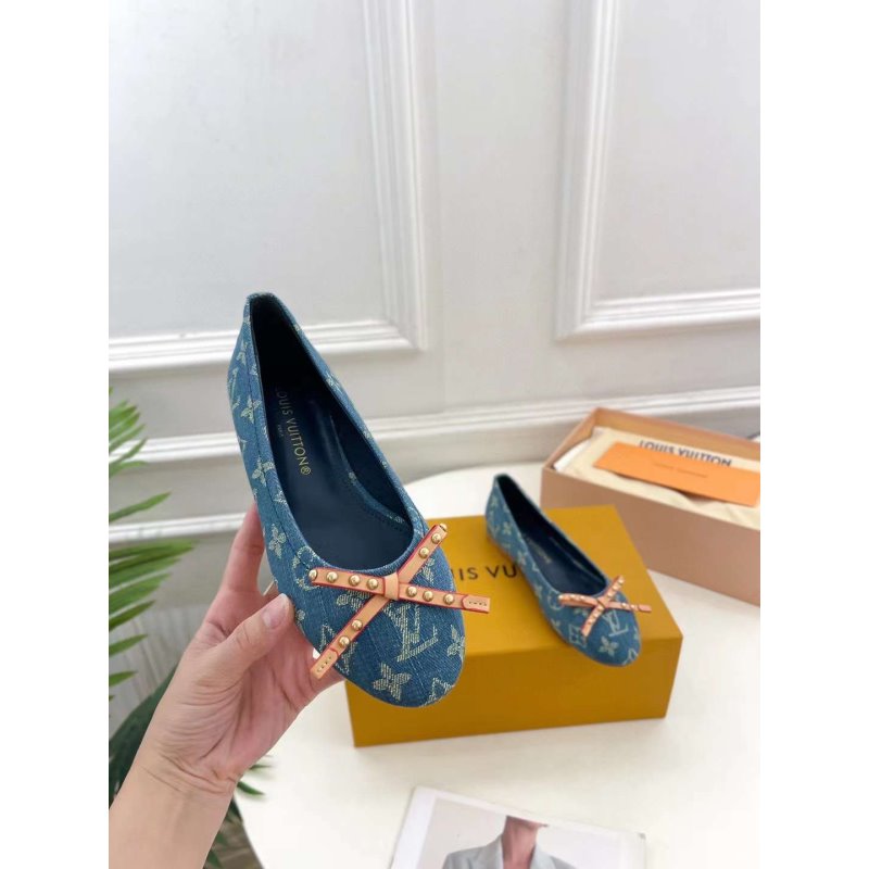 Louis Viutton Butterfly knot Flat Shoes SH010421