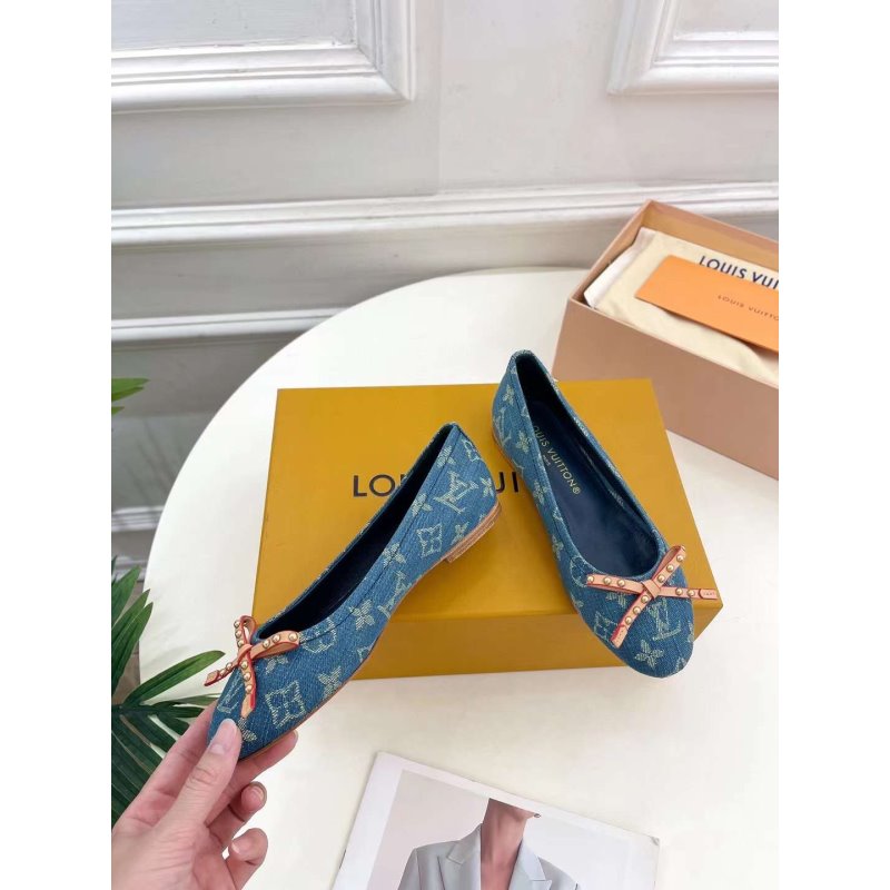 Louis Viutton Butterfly knot Flat Shoes SH010421