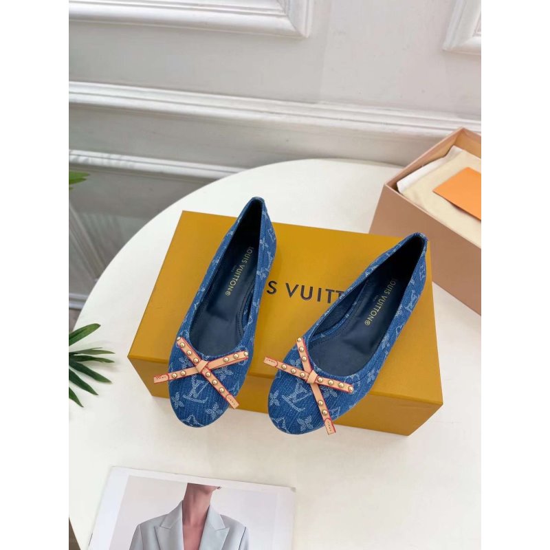 Louis Viutton Butterfly knot Flat Shoes SH010422
