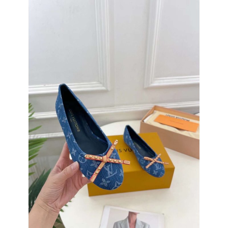 Louis Viutton Butterfly knot Flat Shoes SH010422