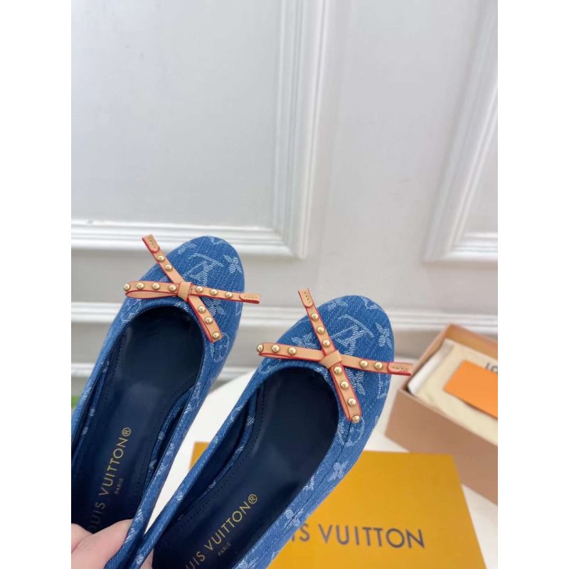 Louis Viutton Butterfly knot Flat Shoes SH010422